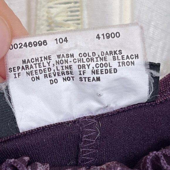 Vintage Y2K Purple Fairy Core Floral Garden Mini Slip Dress Lettuce Trim M - Picture 10 of 11